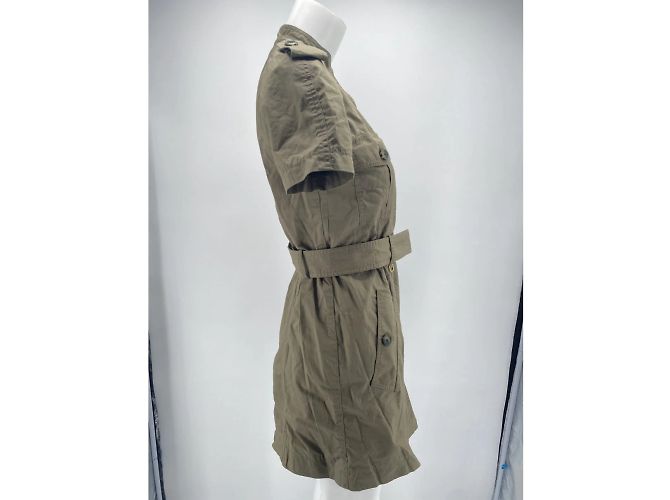 MICHAEL KORS Vestidos T.US 2 Algodón Caqui - vista 3