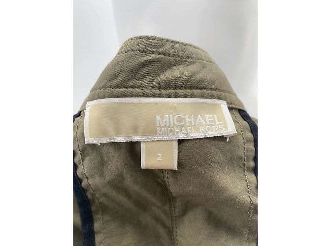 MICHAEL KORS Vestidos T.US 2 Algodón Caqui - vista 4