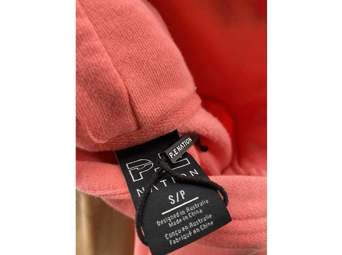 Autre Marque P.E NATION Strickwaren T.Internationale S-Baumwolle Pink - Ansicht 5