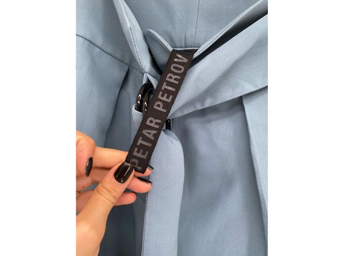 PETAR PETROV  Trousers T.fr 34 WOOL Blue - view 3