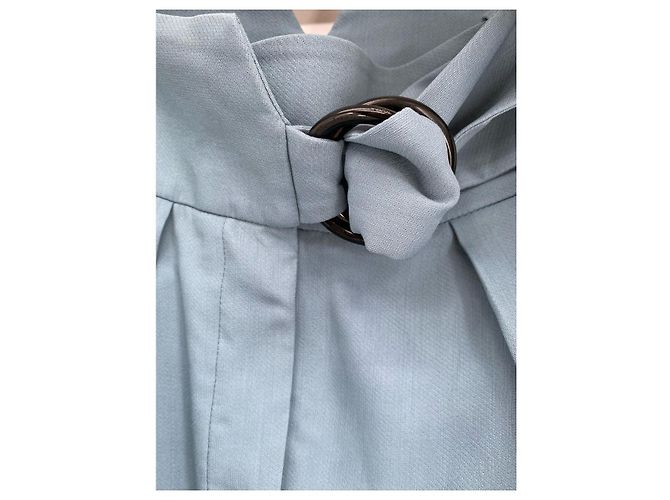 PETAR PETROV  Trousers T.fr 34 WOOL Blue - view 5
