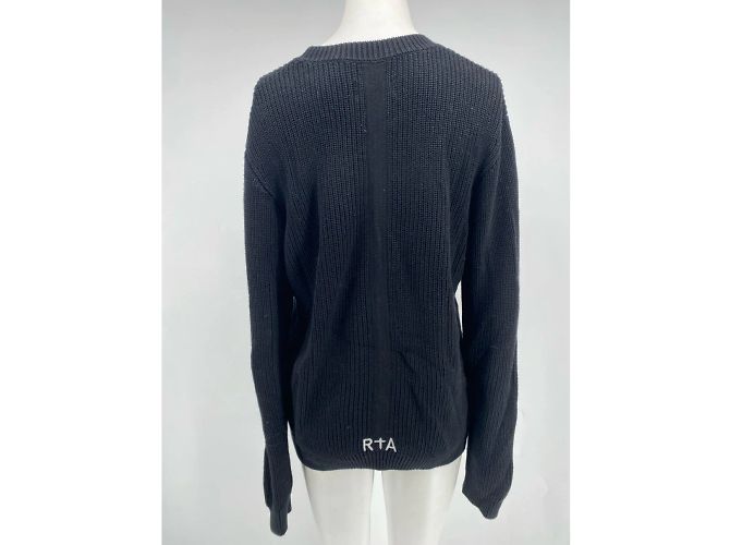 RTA Strickwaren T.Internationale S-Baumwolle Schwarz - Ansicht 2