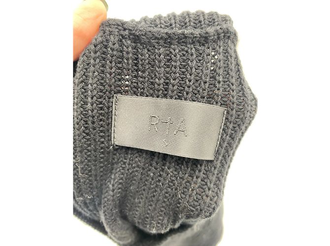 RTA Strickwaren T.Internationale S-Baumwolle Schwarz - Ansicht 5
