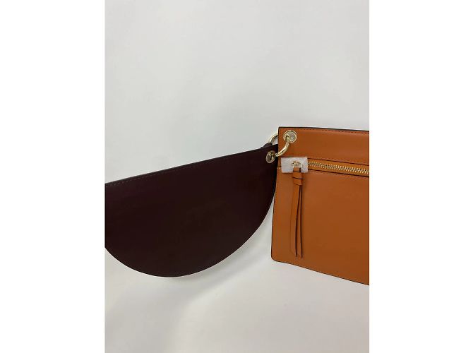 TILA MARCH Pochette T.  vacchetta Arancione - vista 3