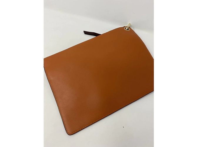 TILA MARCH Pochette T.  vacchetta Arancione - vista 4
