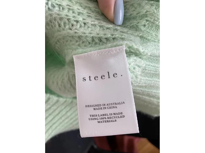 Autre Marque STEELE Strick T.fr 36 Wolle Grün - Ansicht 4