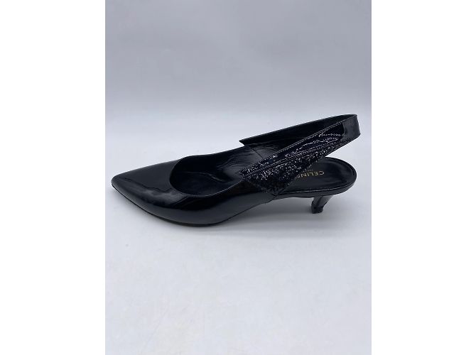 Céline CELINE Sandalen T.EU 38 Lackleder Schwarz - Ansicht 3