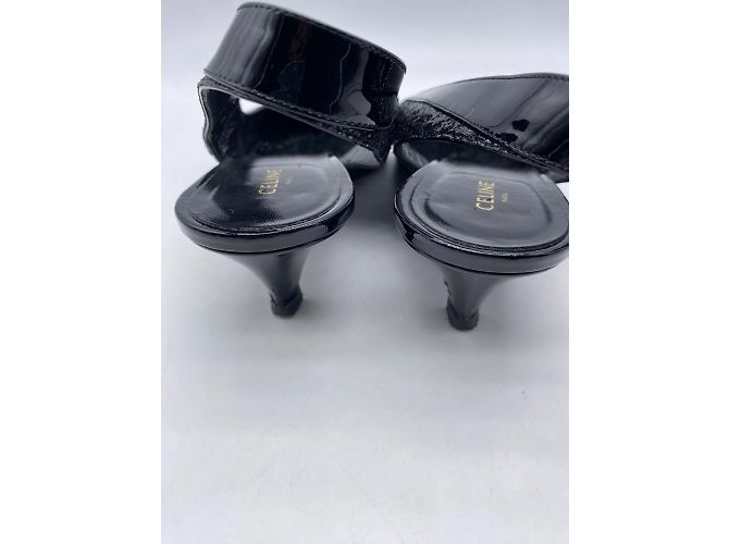 Céline CELINE Sandalen T.EU 38 Lackleder Schwarz - Ansicht 5