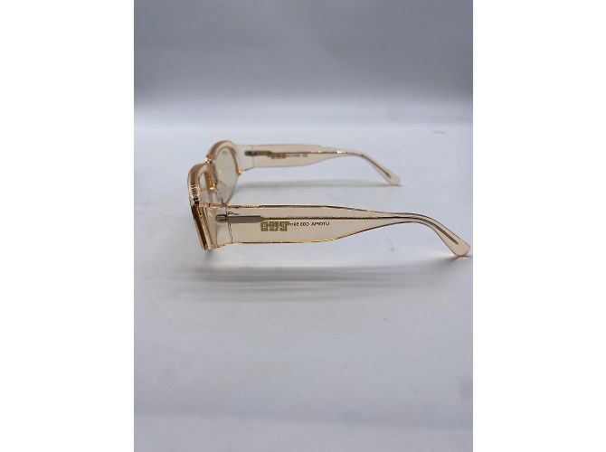 Autre Marque Unterschriebene / Unterschriebene Sonnenbrillen T. Kunststoff Beige - Ansicht 3