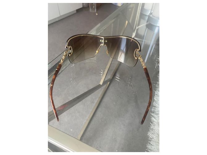 Gafas de sol Gucci Mask Cognac Acetato Coñac - vista 2