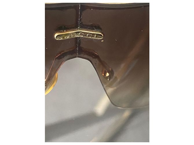 Gafas de sol Gucci Mask Cognac Acetato Coñac - vista 6
