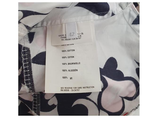 Prada Kleid aus Baumwolle mit elastischen Trägern Mehrfarben - Ansicht 8
