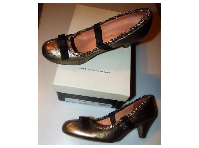 MARC BY MARC JACOBS Décolleté SALOME ORO ANTICO NODI LAMA ANTH T 39 Metallico - vista 2