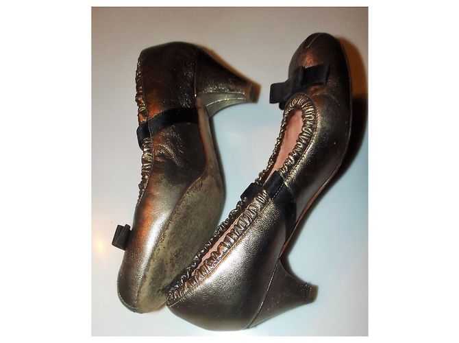 MARC BY MARC JACOBS Décolleté SALOME ORO ANTICO NODI LAMA ANTH T 39 Metallico - vista 3
