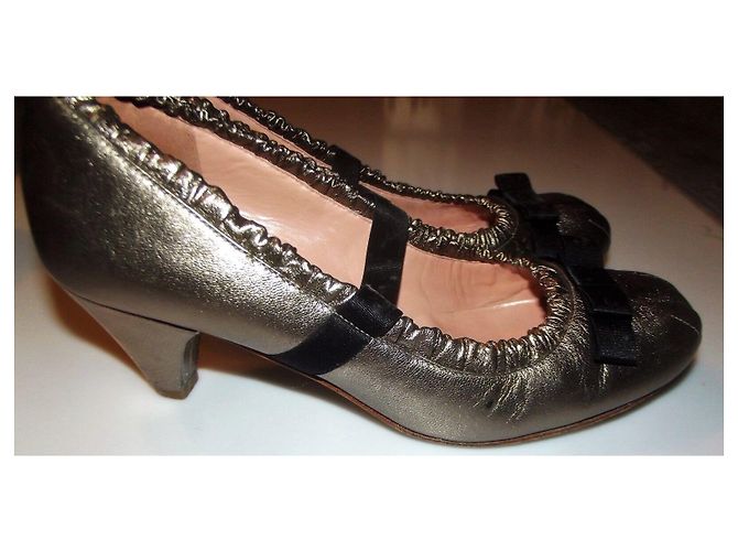MARC BY MARC JACOBS Décolleté SALOME ORO ANTICO NODI LAMA ANTH T 39 Metallico - vista 9