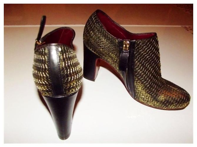 MARC BY MARC JACOBS BOTAS BAJAS BOTINES ORO ANTIGUO S 38.5 Dorado - vista 4