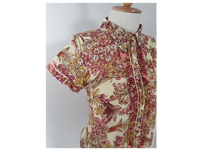 Kenzo Camicia floreale in seta Multicolore - vista 2