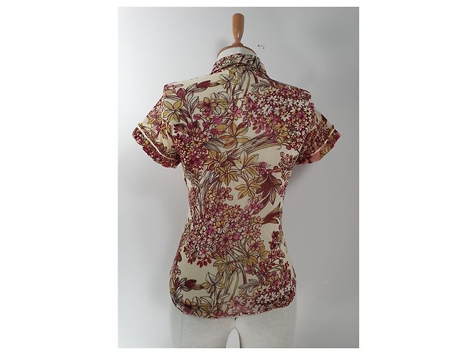 Kenzo Camicia floreale in seta Multicolore - vista 5