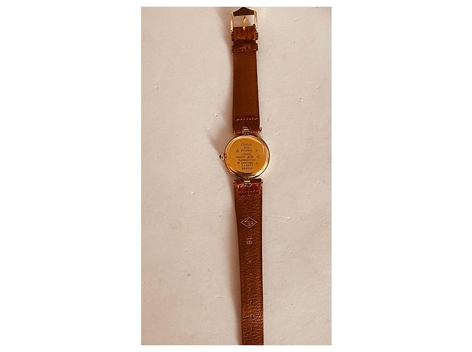 Cartier Vendome Uhr Silber Vergoldet Aus weiß - Ansicht 6
