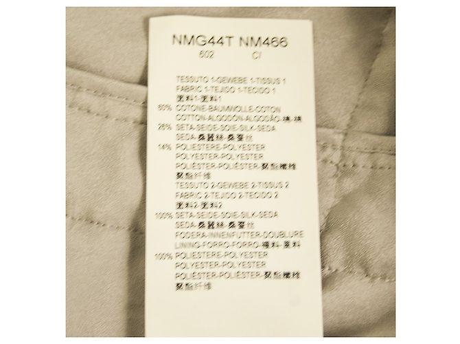 Armani Collezioni Grau bestickte leichte Strickjacke m. Reißverschluss Gr 38 - Ansicht 4