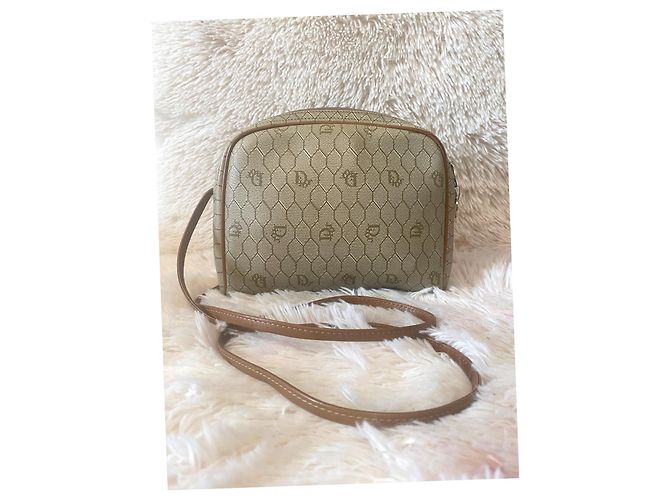 Dior Handtasche beige Leder Wabenmuster - Ansicht 2