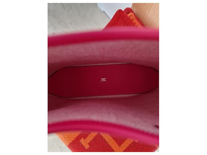 Hermès LEINWANDTASCHE H Slowwise Pink - Ansicht 5