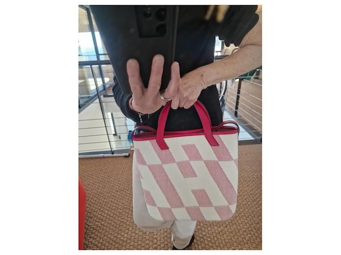 Hermès LEINWANDTASCHE H Slowwise Pink - Ansicht 7