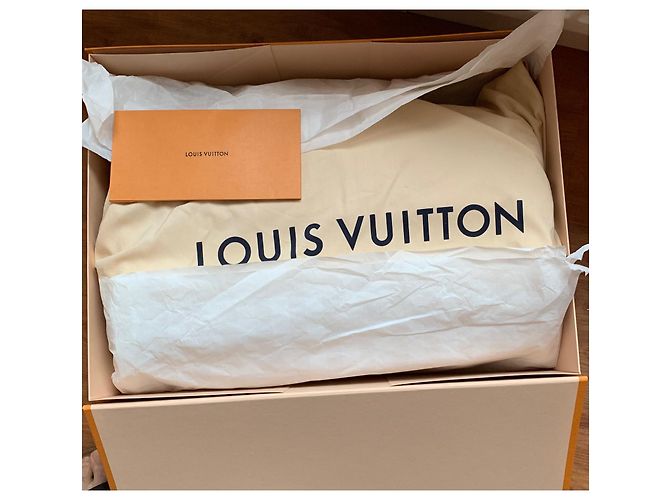 Abbesses Louis Vuitton KEEPALL Bandouliere 50 ACQUERELLO Bianco - vista 14