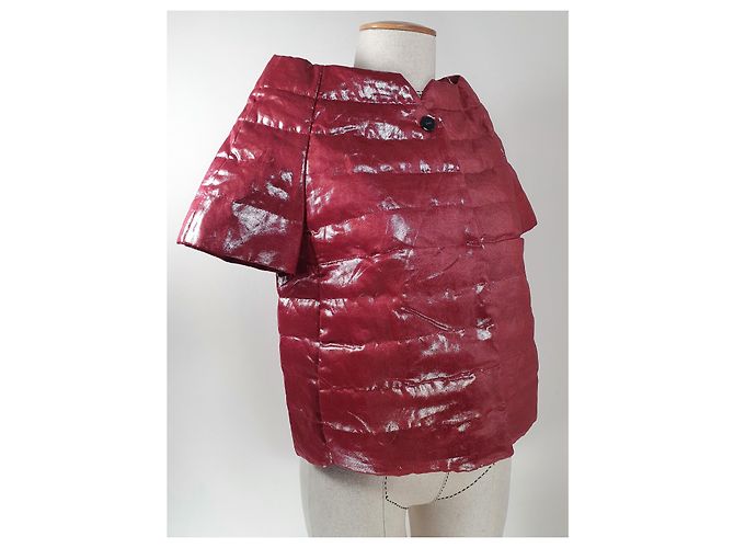 Herno Jacke in Rot aus Leinen Größe 40 - Ansicht 2