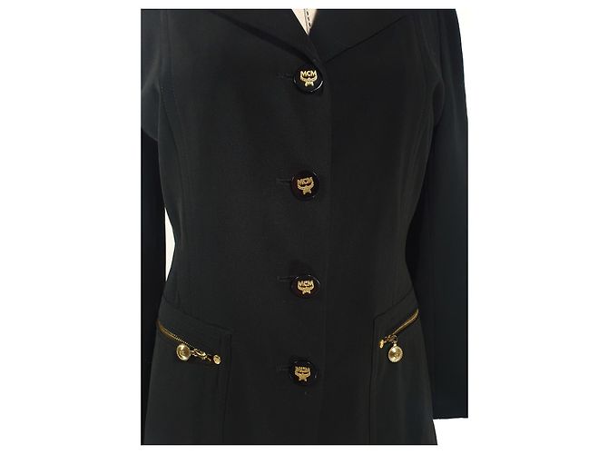 MCM Blazer Schwarz aus Polyester - Ansicht 2