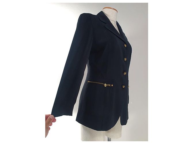 MCM Blazer Schwarz aus Polyester - Ansicht 3
