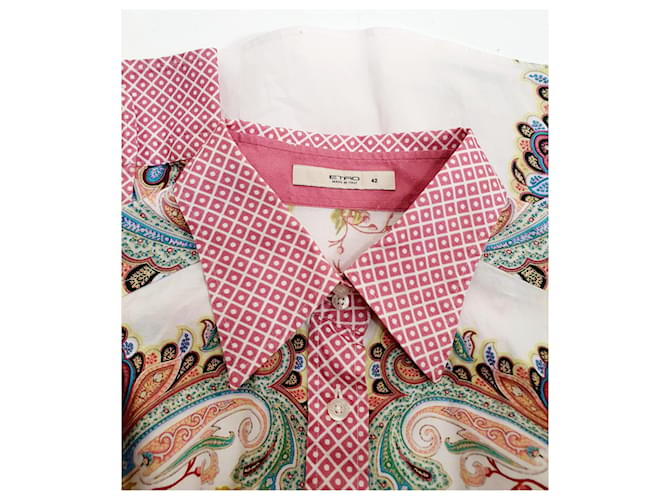 Camicia Etro in cotone multicolore - vista 5