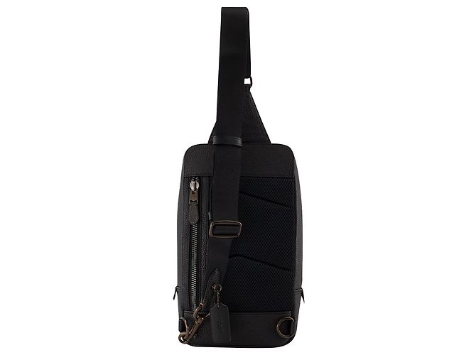 Gotham Pack Crossbody Bag - Coach - Black - Leather - view 3