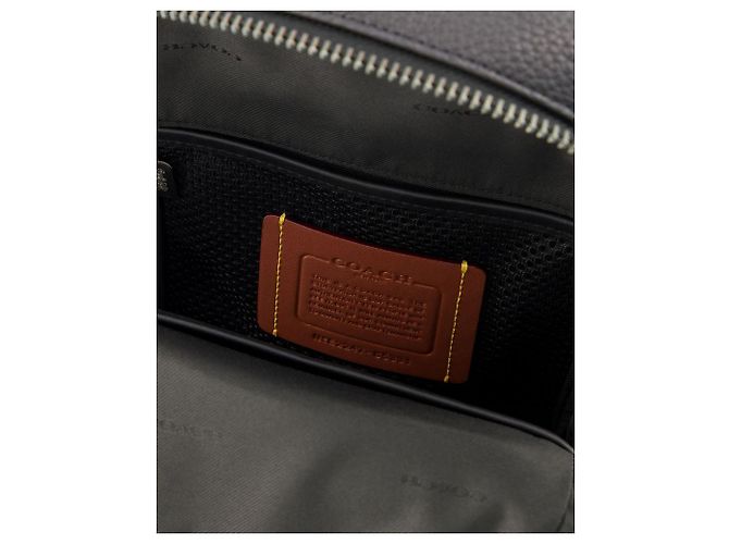 Gotham Pack Crossbody Bag - Coach - Black - Leather - view 4