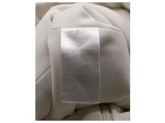 Autre Marque Abito Duchesse Tre Piani in Poliestere Bianco - vista 6