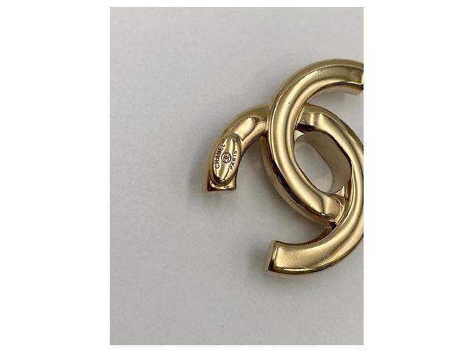CHANEL chiusura CC turnlock dorata D'oro - vista 6