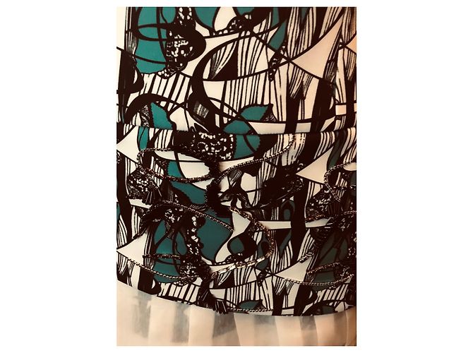 Autre Marque falda estampada Cristina Miraldi Multicolor - vista 2
