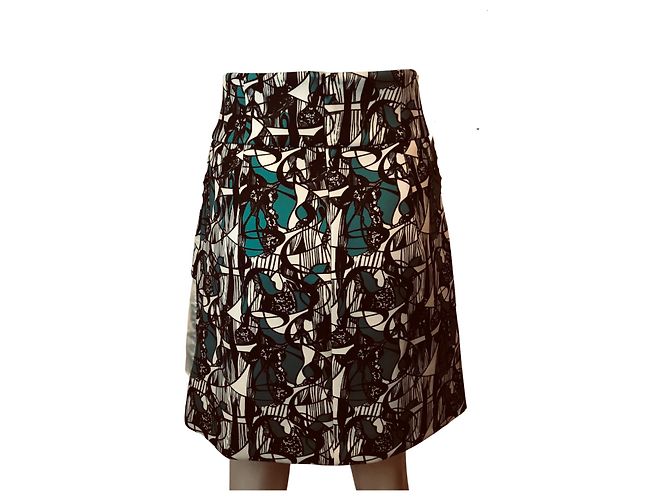 Autre Marque falda estampada Cristina Miraldi Multicolor - vista 3