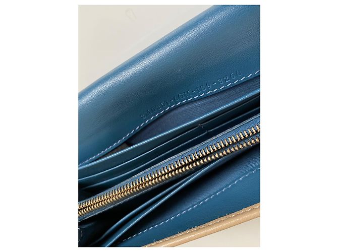 Fendi By The Way Continental Geldbörse Leder Beige - Ansicht 15