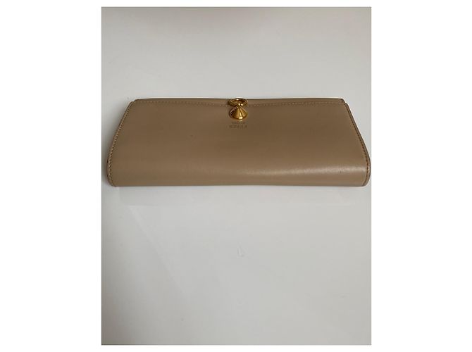 Fendi By The Way Continental Geldbörse Leder Beige - Ansicht 5