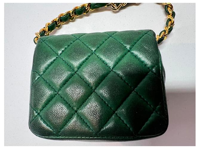 Chanel Micro bolsa para cinturón Verde - vista 14