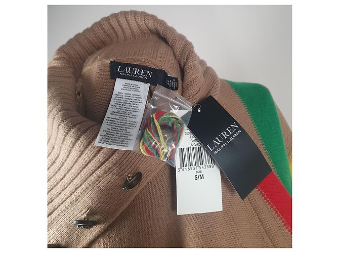 Poncho Ralph Lauren Multicor Lã Algodão Nylon - vista 6