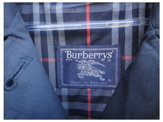 impermeable Burberry tamaño 42 Azul marino - vista 4