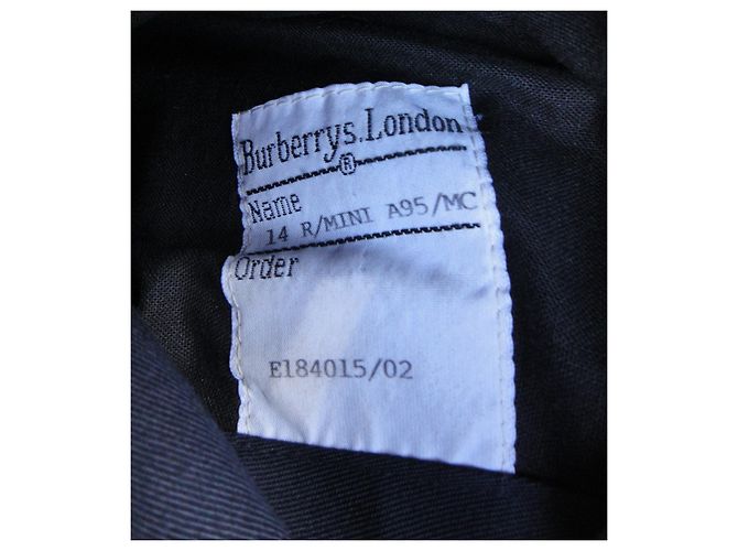 impermeable Burberry tamaño 42 Azul marino - vista 7