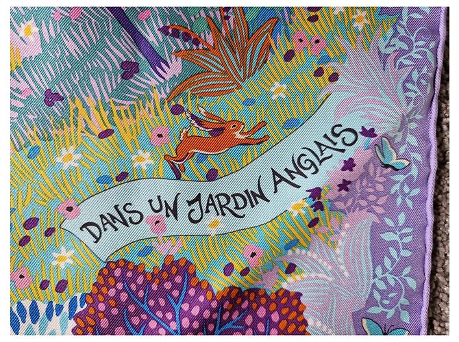 Autre Marque Foulard in seta Hermès In an English Garden 90 cm Multicolore - vista 5