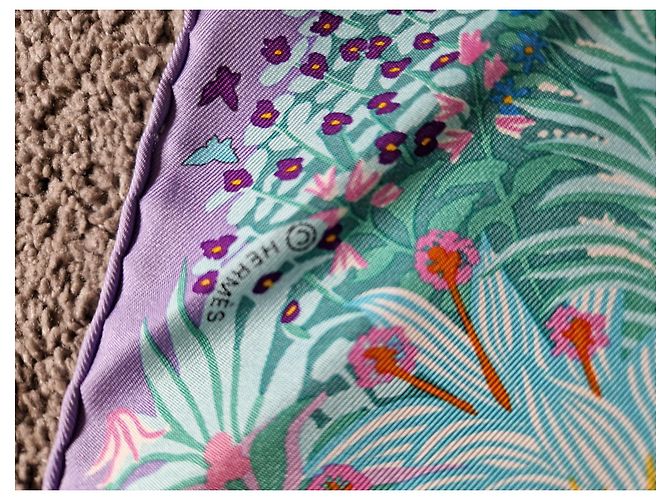 Autre Marque Foulard in seta Hermès In an English Garden 90 cm Multicolore - vista 8