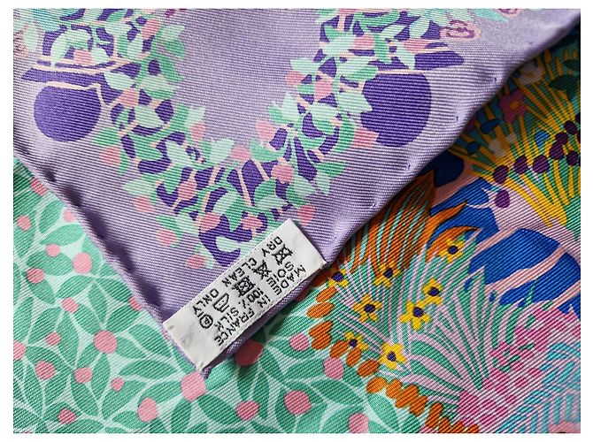 Autre Marque Foulard in seta Hermès In an English Garden 90 cm Multicolore - vista 9