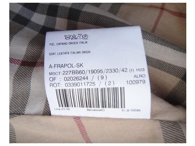 Burberry wildlederjacke größe 42 Beige - Ansicht 4