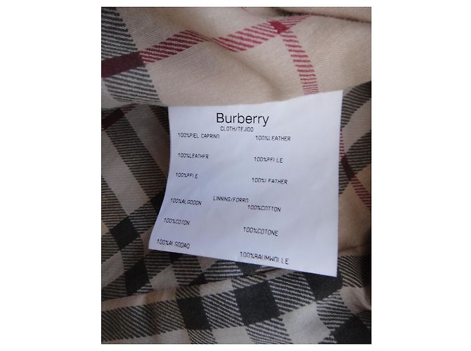 Burberry wildlederjacke größe 42 Beige - Ansicht 5