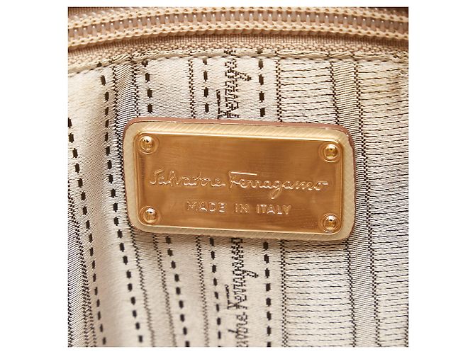 Salvatore Ferragamo Borsa Tote Briana Bianca Ferragamo - vista 6